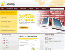 Tablet Screenshot of igroupnet.com